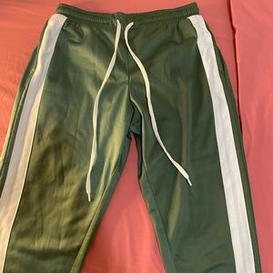 Derek Heart Track Pants, Size M